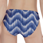 Wavy Shibori Pattern Print Women's Panties