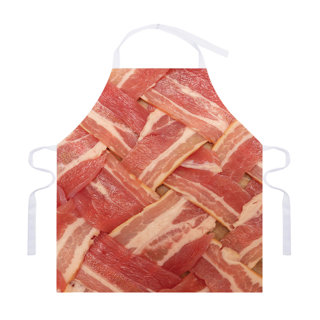 Weaving Bacon Print Adjustable Apron