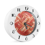 Weaving Bacon Print Alarm Clock