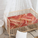 Weaving Bacon Print Baby Crib Sheet