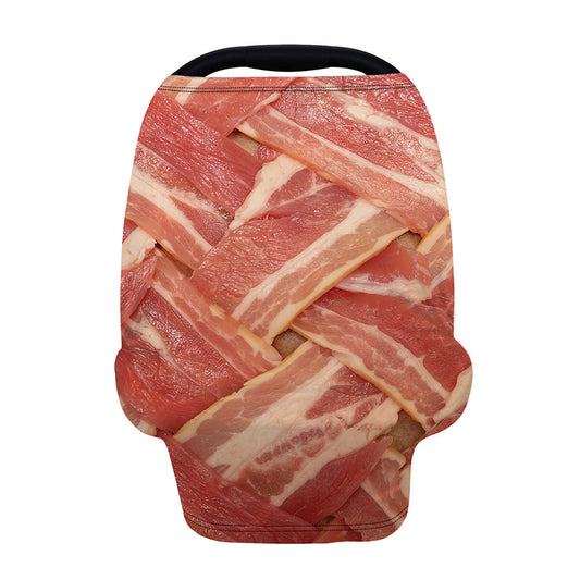 Weaving Bacon Print Baby Seat Cover