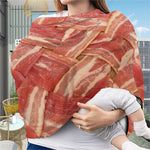 Weaving Bacon Print Baby Seat Cover