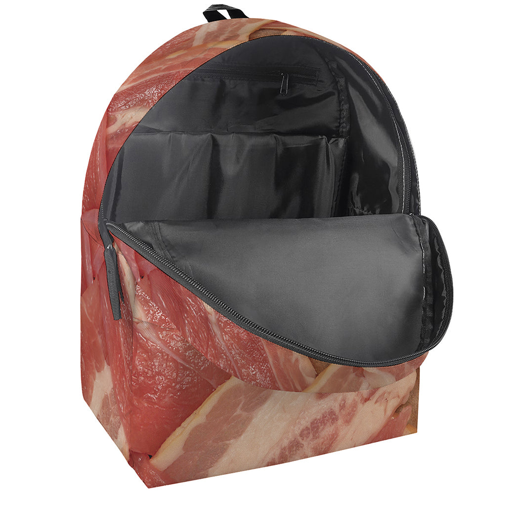 Weaving Bacon Print Backpack