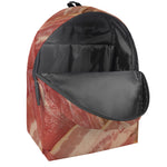 Weaving Bacon Print Backpack