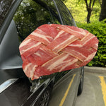 Weaving Bacon Print Car Side Mirror Covers