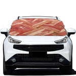 Weaving Bacon Print Car Windshield Snow Cover