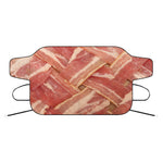 Weaving Bacon Print Car Windshield Snow Cover