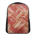 Weaving Bacon Print Casual Backpack