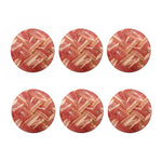 Weaving Bacon Print Coaster Set