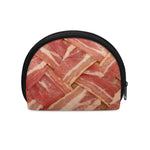 Weaving Bacon Print Coin Purse