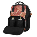 Weaving Bacon Print Diaper Bag