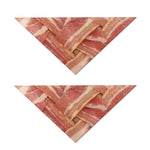 Weaving Bacon Print Dog Bandana