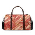 Weaving Bacon Print Duffel Bag