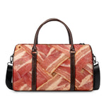 Weaving Bacon Print Duffle Bag