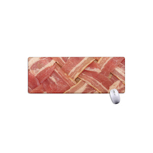 Weaving Bacon Print Extended Mouse Pad