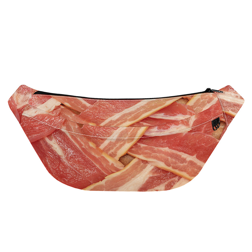 Weaving Bacon Print Fanny Pack