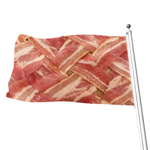 Weaving Bacon Print Flag