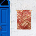 Weaving Bacon Print Garden Flag