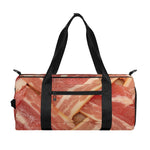 Weaving Bacon Print Gym Bag