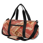 Weaving Bacon Print Gym Bag