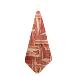 Weaving Bacon Print Hand Towel