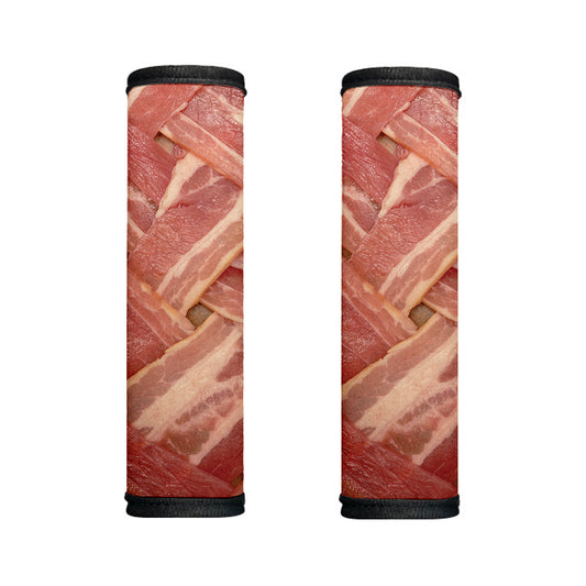 Weaving Bacon Print Handle Covers