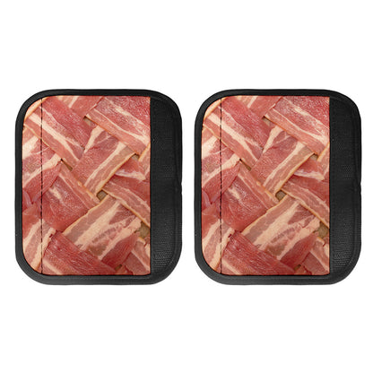 Weaving Bacon Print Handle Covers