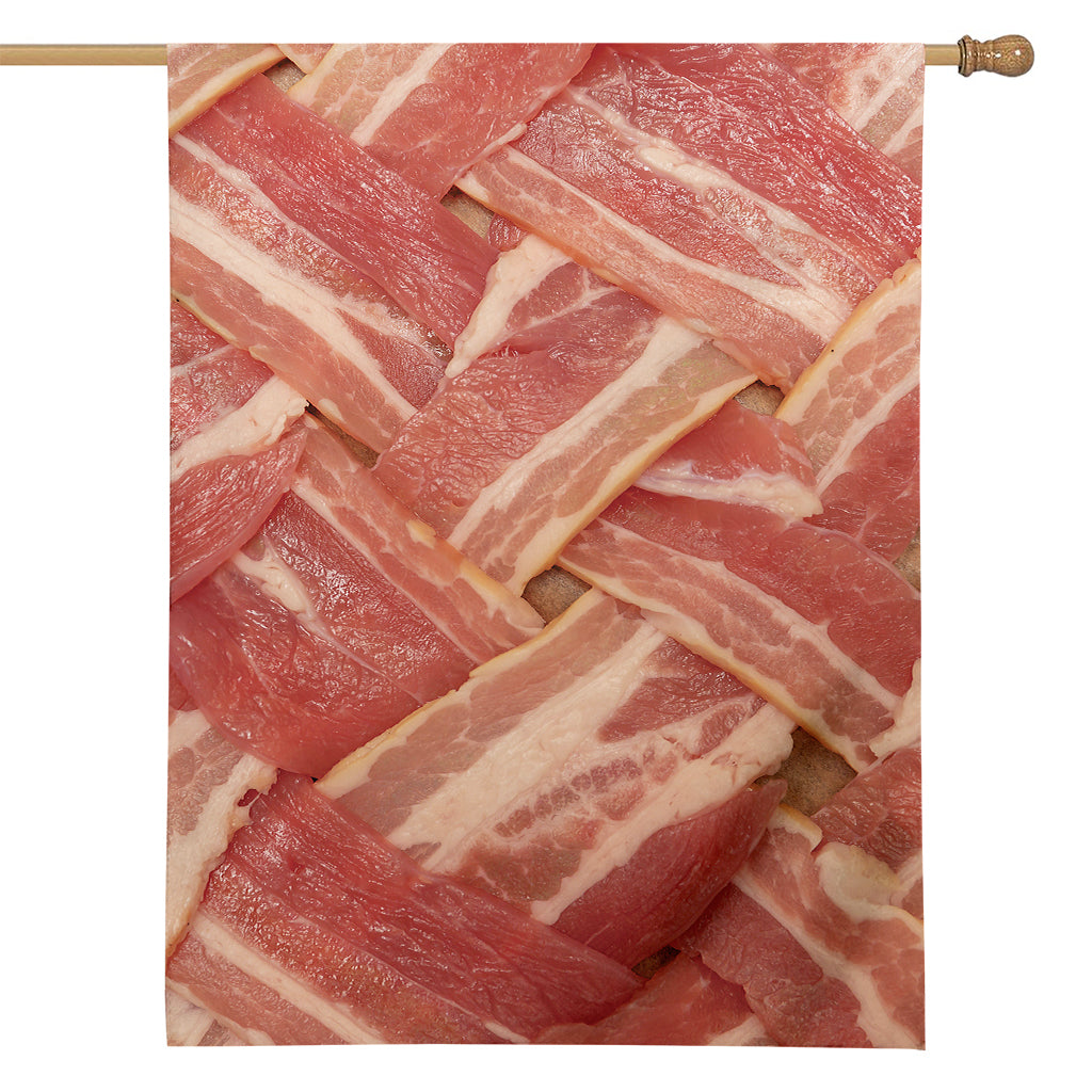 Weaving Bacon Print House Flag