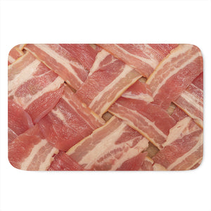 Weaving Bacon Print Indoor Door Mat