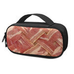 Weaving Bacon Print Insulin Cooler Travel Case