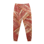 Weaving Bacon Print Jogger Pants