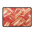 Weaving Bacon Print Kitchen Mat