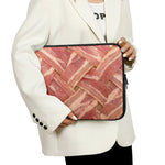 Weaving Bacon Print Laptop Sleeve