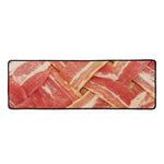 Weaving Bacon Print Long Kitchen Mat