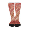 Weaving Bacon Print Long Socks