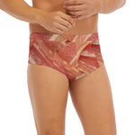 Weaving Bacon Print Men's Briefs
