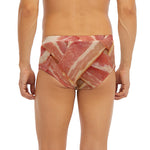 Weaving Bacon Print Men's Briefs