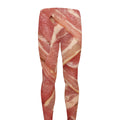 Weaving Bacon Print Men's Leggings