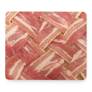 Weaving Bacon Print Mouse Pad