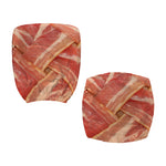 Weaving Bacon Print Office Chair Cover