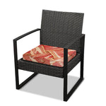 Weaving Bacon Print Outdoor Seat Cushion Cover