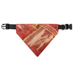 Weaving Bacon Print Over The Collar Dog Bandana