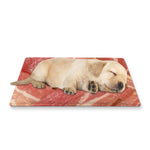 Weaving Bacon Print Pet Cooling Mat Cover