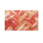 Weaving Bacon Print Polyester Flag