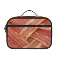 Weaving Bacon Print Portable Lunch Bag