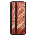 Weaving Bacon Print Refrigerator Handle Covers