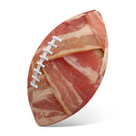 Weaving Bacon Print Rugby Ball