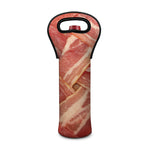 Weaving Bacon Print Single Neoprene Wine Tote