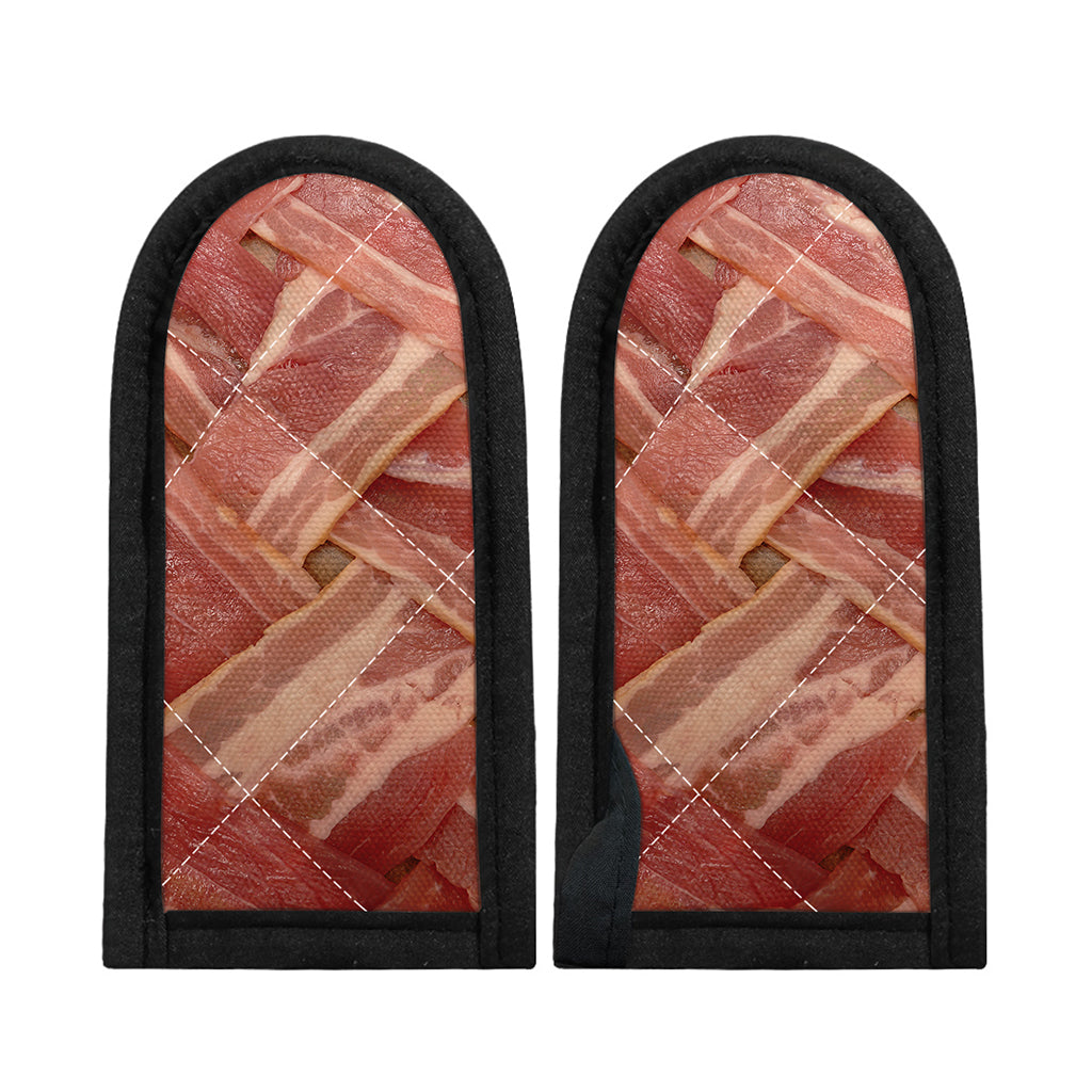 Weaving Bacon Print Skillet Handle Cover