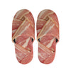 Weaving Bacon Print Slippers